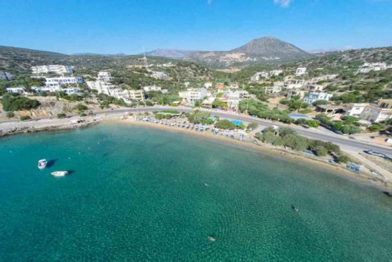 Ammoudara bei Agios Nikolaos Baugrundstück mit Meerblick in der Nähe von Sandstrand auf Kreta Grundstück kaufen